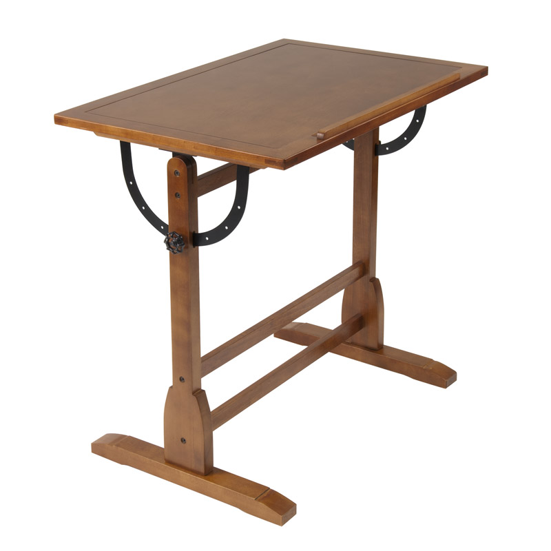 Studio Designs 36 Vintage Drafting Table Color Rustic Oak 13304
