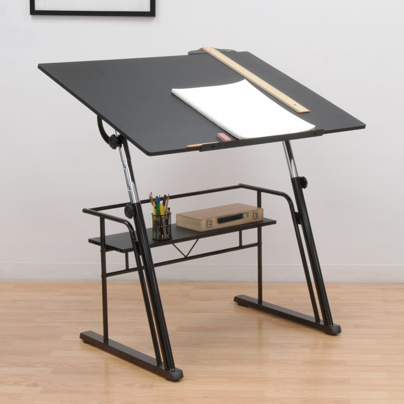 Studio Designs Zenith Drafting Table, Color: Black 13340