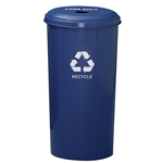 Tall Round Can Collector Recycling Receptacle 