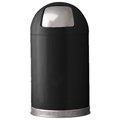 12 Gallon Push Dome Top Waste Receptacle
