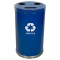 Metal Recycling Container - 34.5 Gallon