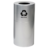 Medium Aluminum Indoor Recycling Container 