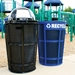 Expanded Metal Recycle Container - EXP-52NPBL-FTR