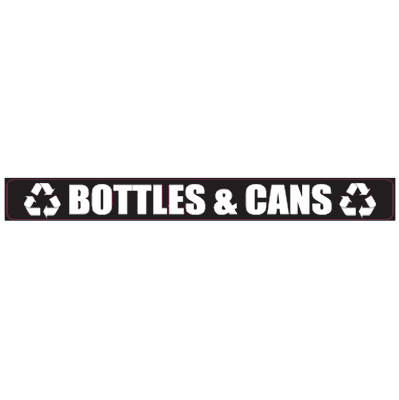 Bottles & Cans Decal 