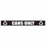 Cans Only Decal 