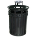 Oakley Ash and Trash 40 Gallon Decorative Waste Receptacle - M3600-R-AT