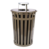 Oakley Open Top Waste Receptacles with Ash Urn 