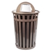 Oakley Dome Top Waste Receptacles - M2401-DT-BK