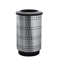 Paramount 55 Gallon Stainless Steel Waste Receptacle 