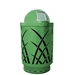 Sawgrass Dome Top 40 Gallon Waste Receptacle - SAW40P-DT
