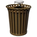 Wydman 36 Gallon Ash & Trash Heavy-Duty Waste Receptacle - WC3600-AT