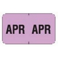 "APR" Month Labels (Lavender) - 240/Pack