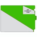Green End Tab Letter Outguides, Carton of 50