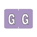 Series 1500 BARKLEY Match Label "G" Lavender - Roll of 500 Labels - J1556G