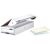 Stor-File Check Storage Boxes, Carton of 12 