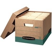 Recycled R-Kive Storage Boxes - LETTER/LEGAL, Carton of 12 