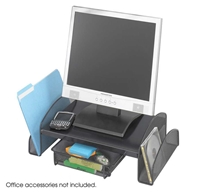 2159BL : Safco Onyx Mesh Monitor Stand