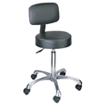 Lab Stool Pnuematic Lift with Back