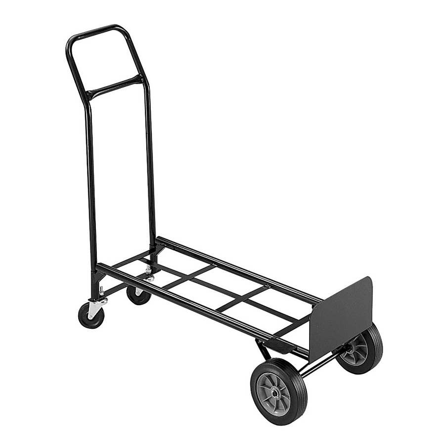 Black Safco Products 4070 Tuff Truck Convertible Utility Hand Truck 