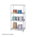 Industrial Wire Shelving - Starter Unit - 36"W x 24"D x 72"H
