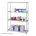 Industrial Wire Shelving - Starter Unit - 48"W x 18"D x 72"H