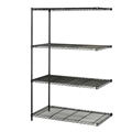 Industrial Wire Shelving - Add-on Unit - 48"W x 24"D x 72"H