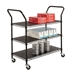 5338BL : Safco Wire Utility Cart 3 Shelf