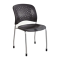 Reve Guest Chairs Straight Leg Round Back (Qty. 2)