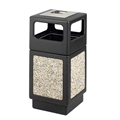 Canmeleon Receptacle Outdoor Series Aggregate Panel Side Opening with Urn