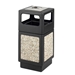 Canmeleon Receptacle Outdoor Series Aggregate Panel Side Opening with Urn - 9473NC
