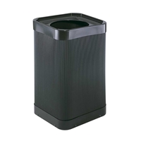 At-Your-Disposal Receptacle Trash can; Garbage can; Trash cans; Waste can; Waste basket; Wasbasket; Trash bins; Trash collection; Trash collection bins;  Open top trash can; Open top garbage can