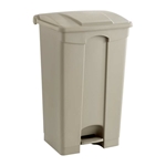 Plastic Step-On Can - 23 Gallon Trash can; Garbage can; Trash cans; Waste can; Waste basket; Wasbasket; Trash bins; Trash collection; Trash collection bins;  Plastic trash can; Plastic garbage can; Waste receptacle; Step on trash can; Step on garbage can; Step on waste receptacle