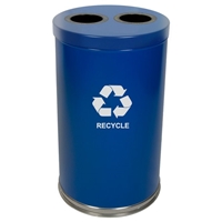 Metal Recycling Container - 33 Gallon 