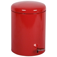 4 Gallon Step-On Metal Receptacle 