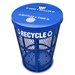 Expanded Metal Recycle Container - EXP-52NPBL-FTR