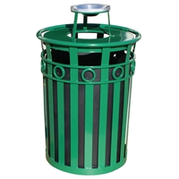 Oakley Ash and Trash 40 Gallon Decorative Waste Receptacle 