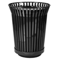 River City Collection 36 Gallon Waste Receptacle, Top: Flat Top