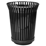 River City Collection 36 Gallon Waste Receptacle, Top: Flat Top 