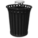 Wydman 36 Gallon Ash & Trash Heavy-Duty Waste Receptacle - WC3600-AT